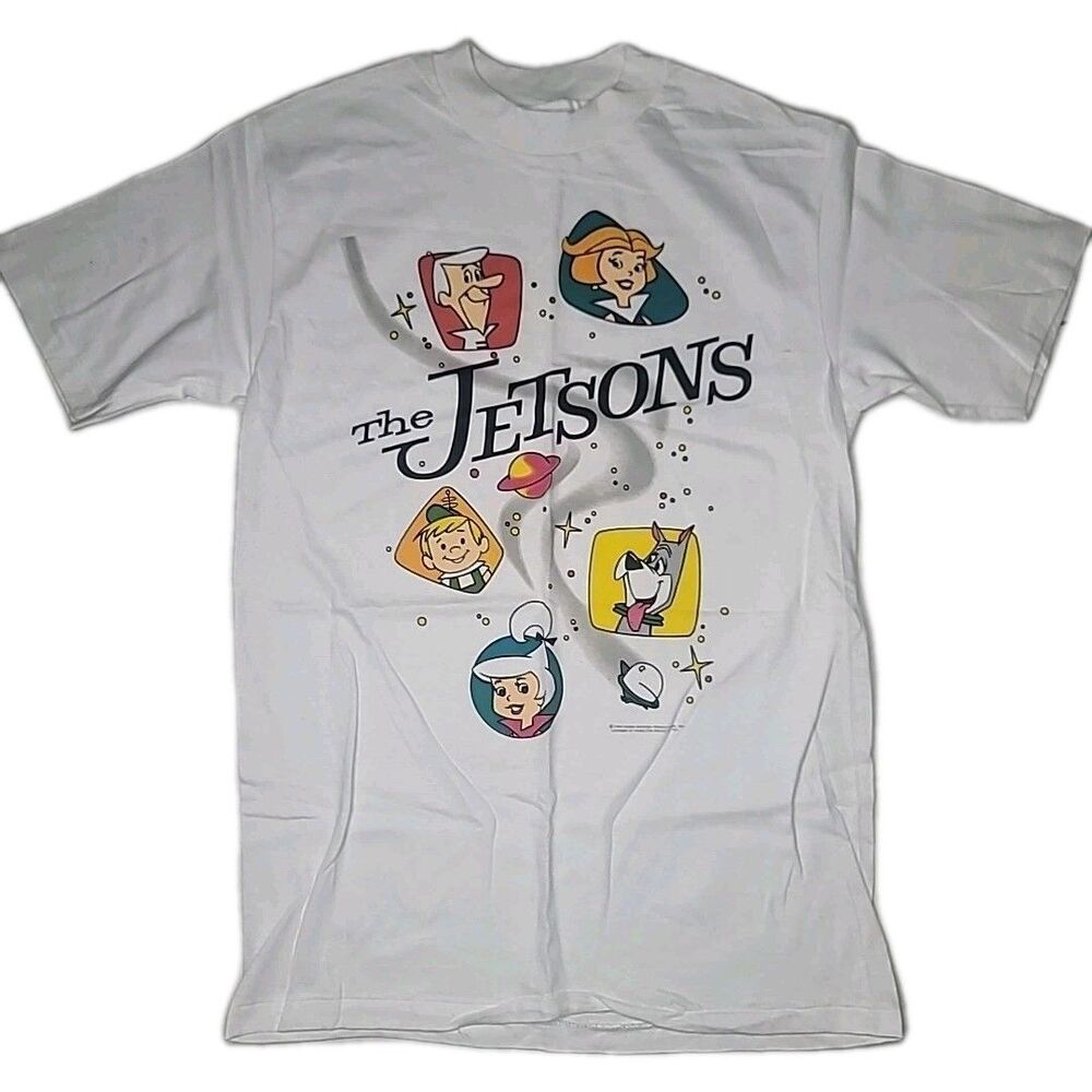 Vintage 1990 The Jetsons Cartoon T-Shirt Promo 90s Medium Hanna-Barbera Rare TV